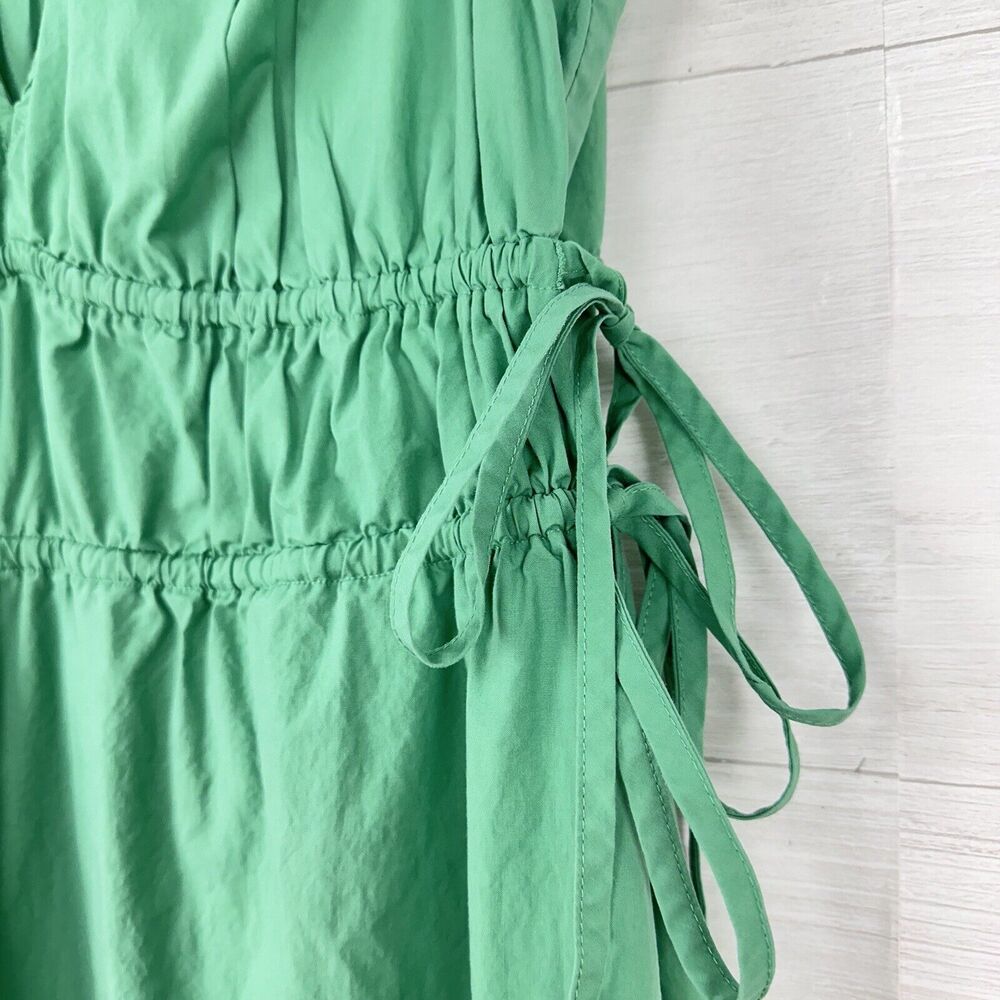 Rails Constantine Midi Dress Kelly Green Size Large Sleeveless Cinched Waist - Picture 6 of 16